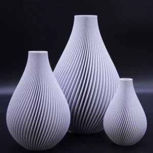 Design Vase Groove Droplet stone